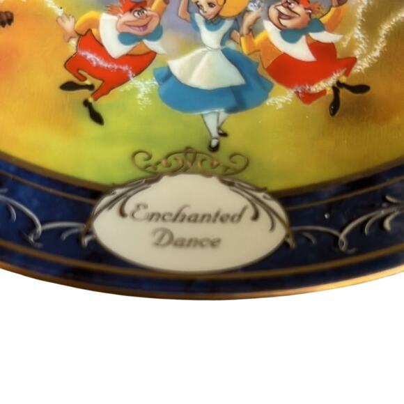 Disney Bradford Exchange Vintage Enchanted Dance 2nd in Magical Disney Moments - Picture 2 of 4